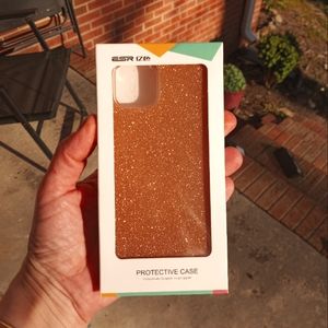 Google Pixel 4 Glitter Orange Case